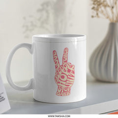 Peace Love Hope and Unity Design Mug product type