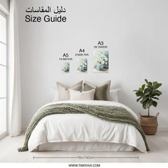 White Cosmos Flowers Photographic Print, Blue Vase Art, Botanical Wall Decor, Floral Home Decor, Still Life Art Print, Cosmos Flower Print - Tawshia