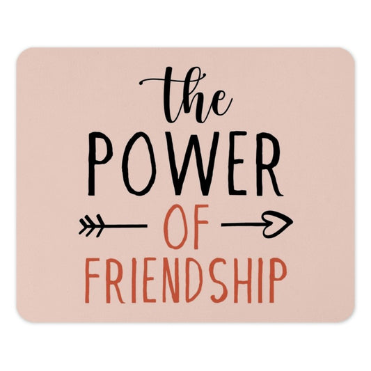 The Power Of Friendship Mouse Pad, Motivational Quote Mousepad, Friend Gift Mouse Mat, Friendship Arrow Mouse Pad, Office Accessories - Tawshia