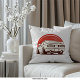 Toyota MR2 Pillow, JDM Car Art Throw Pillow, Automotive Enthusiast Decor, Japanese Rising Sun Pillow, Car Lover Gift, Car Decor - Tawshia