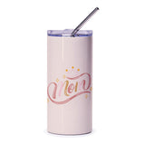 Mom Tumbler with Crown, Gift for Mom, Mother's Day Gift, Birthday Gift, Mom Birthday, Mom Tumblers, Mom Travel Tumbler - Tawshia
