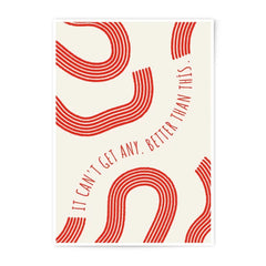 Abstract Art Photographic Print, Red Lines Decor, Quote Wall Art, Minimalist Art Print, Modern Home Decor, Unique Gift Idea - Tawshia