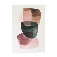Abstract Photographic Print, Modern Art Print, Minimalist Wall Art, Geometric Shapes Art, Home Decor, Contemporary Art, Earth Tones - Tawshia