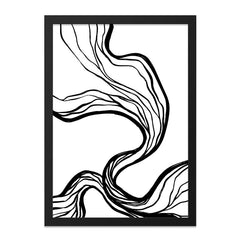 Abstract Line Art Wall Art, Minimalist Print, Black and White Drawing, Modern Home Decor, Contemporary Wall Hanging, Fine Art Prints - Tawshia