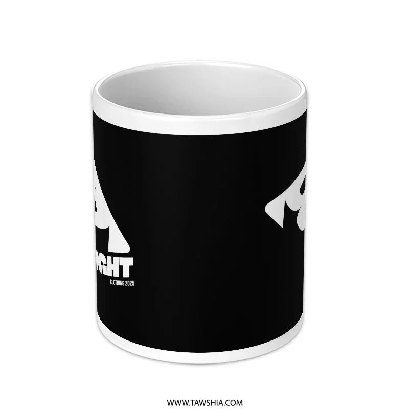 Bold Black and White Graphic Design Mug product