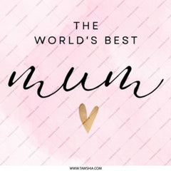 Worlds Best Mum Mug, Mothers Day Gift, Mum Birthday Present, Unique Mum Coffee Cup, Mothers Day Mug, Heart Design Gift Mug - Tawshia