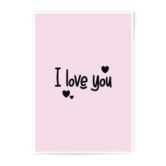 I Love You Photographic Prints, Romantic Wall Art, Home Decor Prints, Love Prints, Minimalist Art Print, Valentine's Day Gift - Tawshia