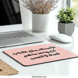 Arabic Quote Mouse Pad, Inspirational Gift, Unique Office Decor, Motivational Saying, Literary Mousepad, Book Lover Gift, Aesthetic Desk - Tawshia
