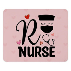 Nurse Mousepad, Registered Nurse, RN Gifts, Cute Nurse, Valentine's Day, Medical Office Decor, Nurse Appreciation Gift, Healthcare Hero - Tawshia