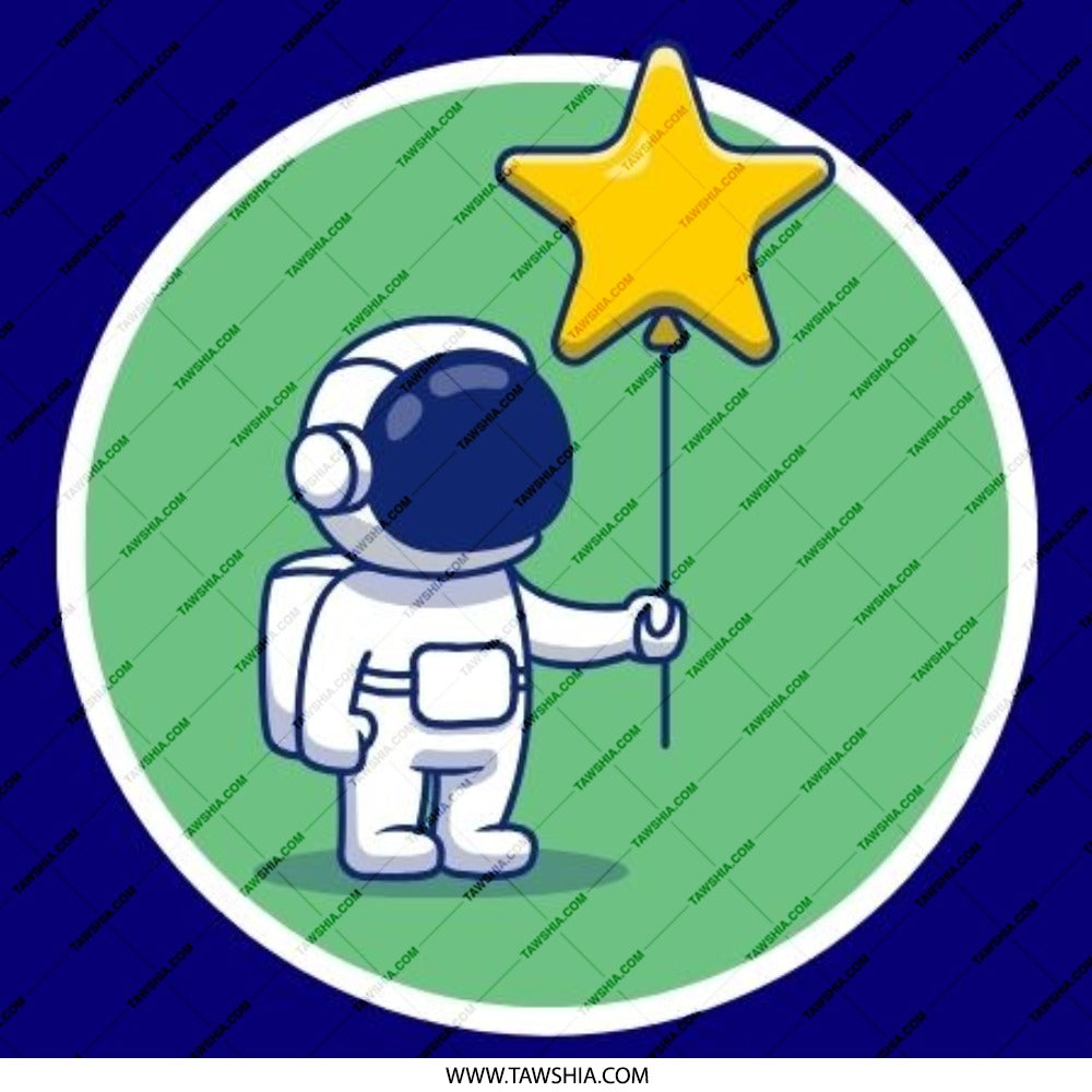 Astronaut Pinback Button, Starry Dreams Pin, Space Lover Gift, Cute Astronaut Button, Space Theme Party, Fun Button Pinback - Tawshia