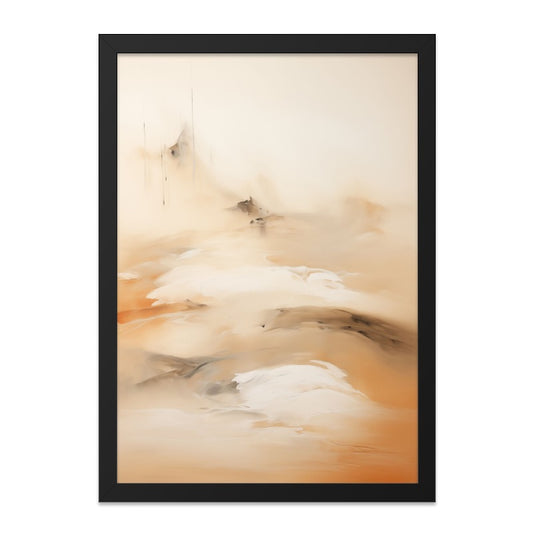 Abstract Beige Wall Art, Neutral Color Print, Modern Home Decor, Large Canvas Art, Minimalist Painting, Bedroom Living Room Art - Tawshia