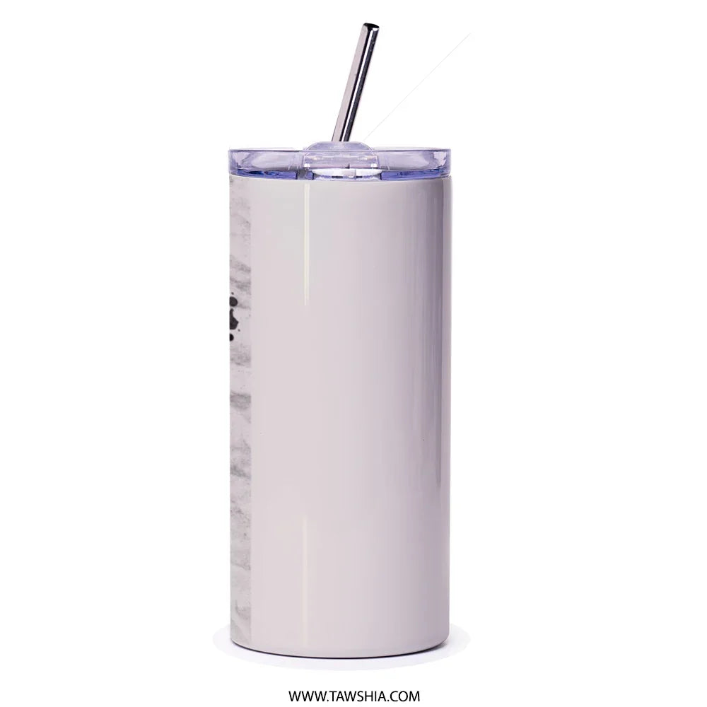 Sleek Insulated Travel Tumbler with Straw Drinkware Product
