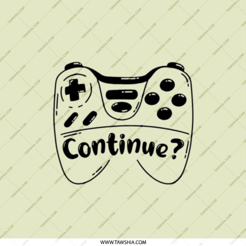 Continue Pocket Mirror, Gamer Gift Idea, Gaming Lover Accessories, Funny Gift, Compact Mirror, Handbag Mirror, Portable Mirror - Tawshia