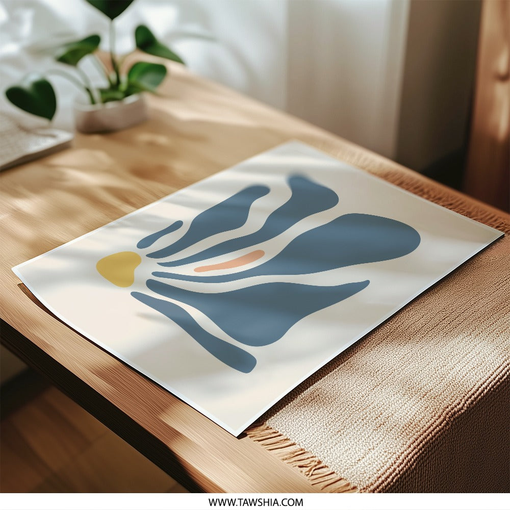 Abstract Floral Photographic Print, Modern Art Print, Minimalist Wall Art, Botanical Decor, Home Decor, Art for Living Room - Tawshia