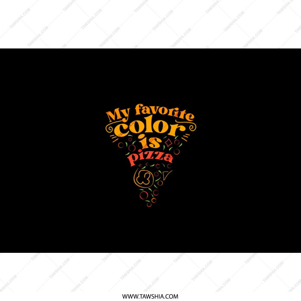 Pizza Lover Tumbler, My Favorite Color Is Pizza, Funny Foodie Gift, Unique Gift, Pizza Slice Design, Tumblers For Pizza Fan - Tawshia
