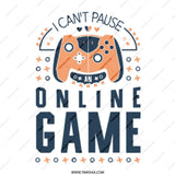 Funny Gamer Mug, I Cant Pause, Online Game Mug, Video Game Mug, Gaming Gift, Geek Mug, Gift for Gamers, Gamer Gift Idea - Tawshia