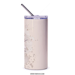 Floral Bouquet Tumbler, Flower Tumbler, Elegant Tumbler, Rose Tumbler, Gift for Her, Unique Tumbler Design, Stylish Cup - Tawshia
