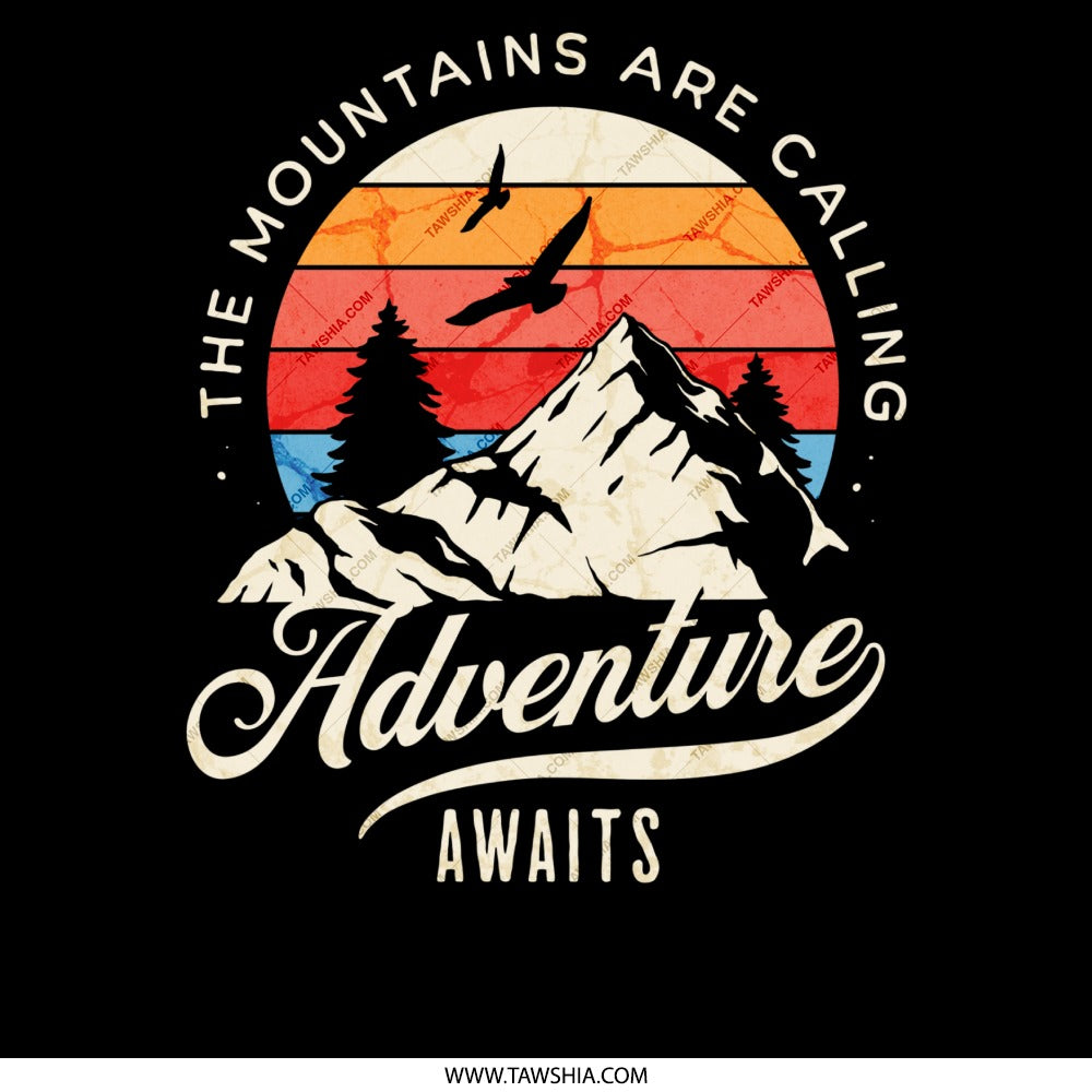 The Mountains Are Calling Adventure Awaits product type
