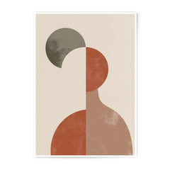 Abstract Figure Photographic Print, Minimalist Art, Geometric Shapes, Modern Home Decor, Wall Art Print, Unique Gift Idea - Tawshia