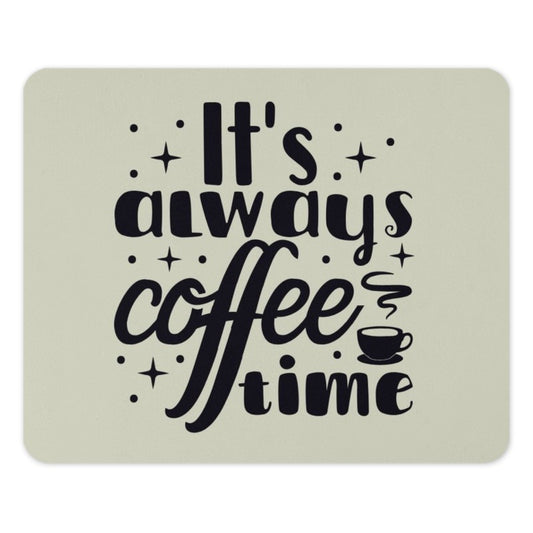 Coffee Time Mouse Pad, Office Decor, Coffee Lover Gift, Desk Accessories, Funny Mousepad, Home Office, Work From Home - Tawshia