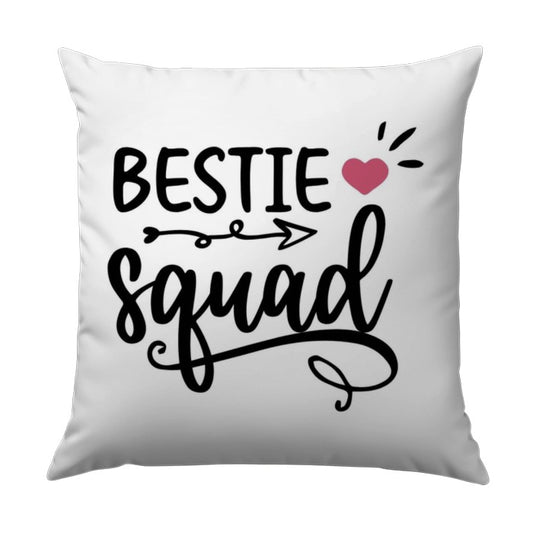 Bestie Squad Pillow, Friendship Goal Pillow, Best Friend Group Pillow, Fun Gift Idea, Home Decor Pillow - Tawshia