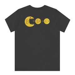 Crypto Pacman Eating Dollar and Euro T-Shirt product