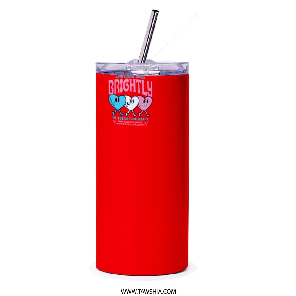 Brightly Fun Red Tumbler Vibrant Drinkware Product