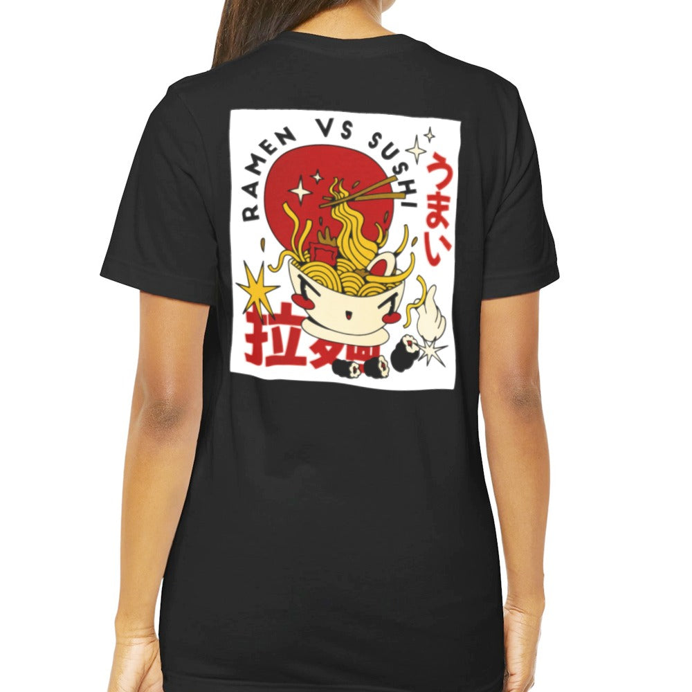 Ramen VS Sushi Graphic Design T-Shirt product type