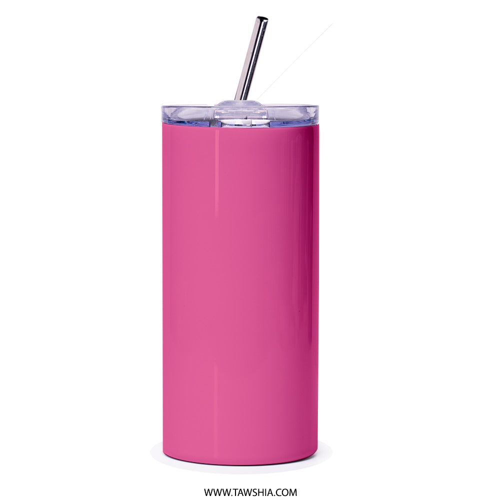 Sprinkled Donut Tumbler, Pink Tumbler, Sweet Treat Gift, Foodie Lover Present, Drinkware, Travel Mug, Cute Tumblers, For Her, For Him - Tawshia