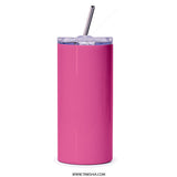 Sprinkled Donut Tumbler, Pink Tumbler, Sweet Treat Gift, Foodie Lover Present, Drinkware, Travel Mug, Cute Tumblers, For Her, For Him - Tawshia