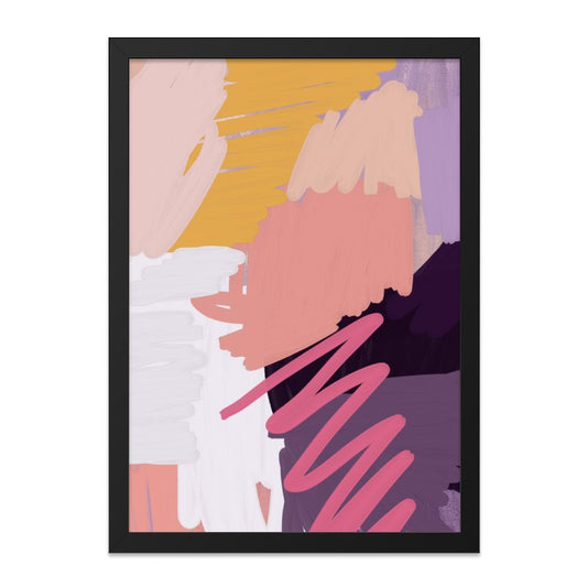 Abstract Brush Strokes Wall Art, Modern Art Print, Colorful Painting, Home Decor, Contemporary Art, Digital Download, Printable Art - Tawshia