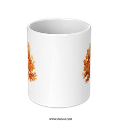 Autumn Tree Mug, Watercolor Fall Leaves, Nature Inspired Drinkware, Seasonal Coffee Cup, Unique Gift Idea, Cozy Autumn Decor - Tawshia