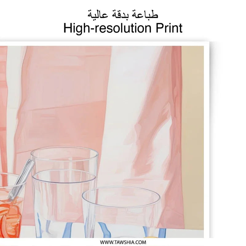 Citrus Still Life Photographic Prints, Summertime Refreshments Wall Art, Modern Kitchen Decor, Fruit Photography, Vibrant Home Decor - Tawshia