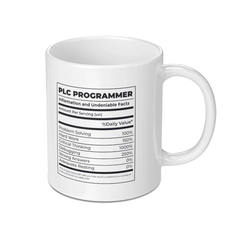 PLC Programmer Information and Facts Coffee Mug product