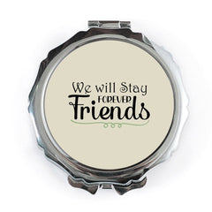Forever Friends Pocket Mirror, Friendship Gift, Best Friend Present, Travel Mirror, Compact Mirror, Keepsake Gift - Tawshia