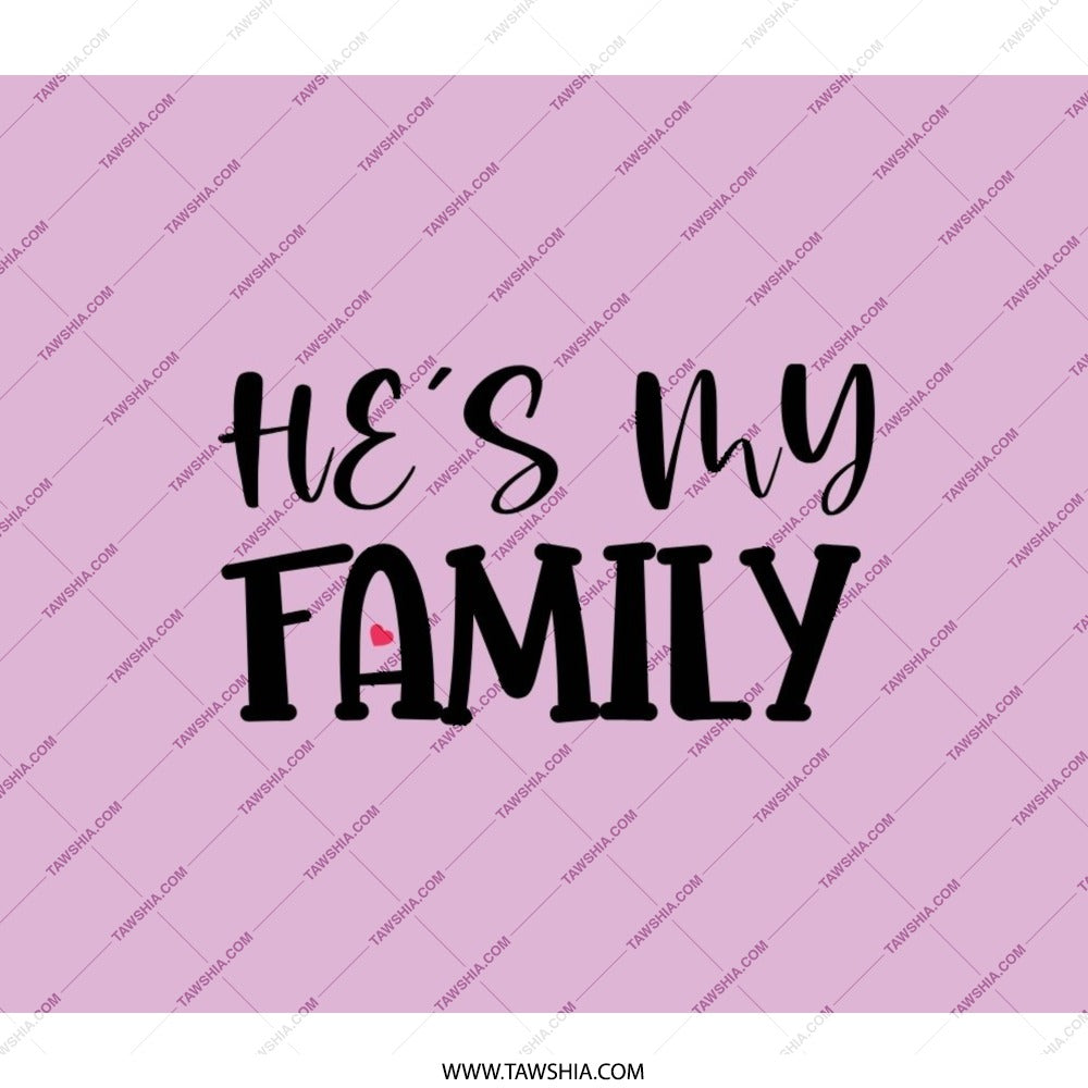 Hes My Family Backpack, Love Backpack, Family Gift, Heart Backpack, Stylish Backpack, Everyday Backpack (138 characters) - Tawshia