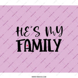 Hes My Family Backpack, Love Backpack, Family Gift, Heart Backpack, Stylish Backpack, Everyday Backpack (138 characters) - Tawshia