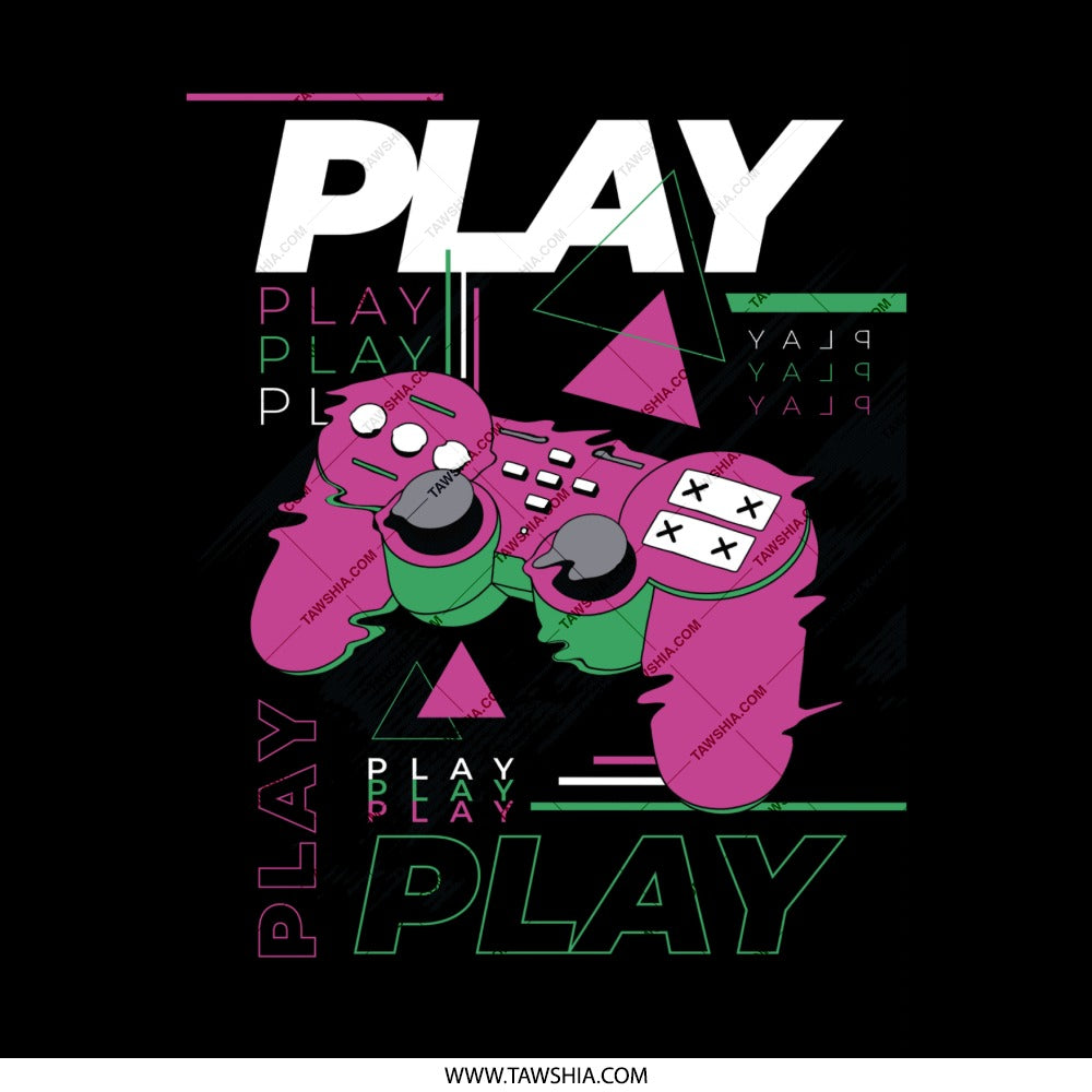 Play Design Graphic with Gaming Console Controller product