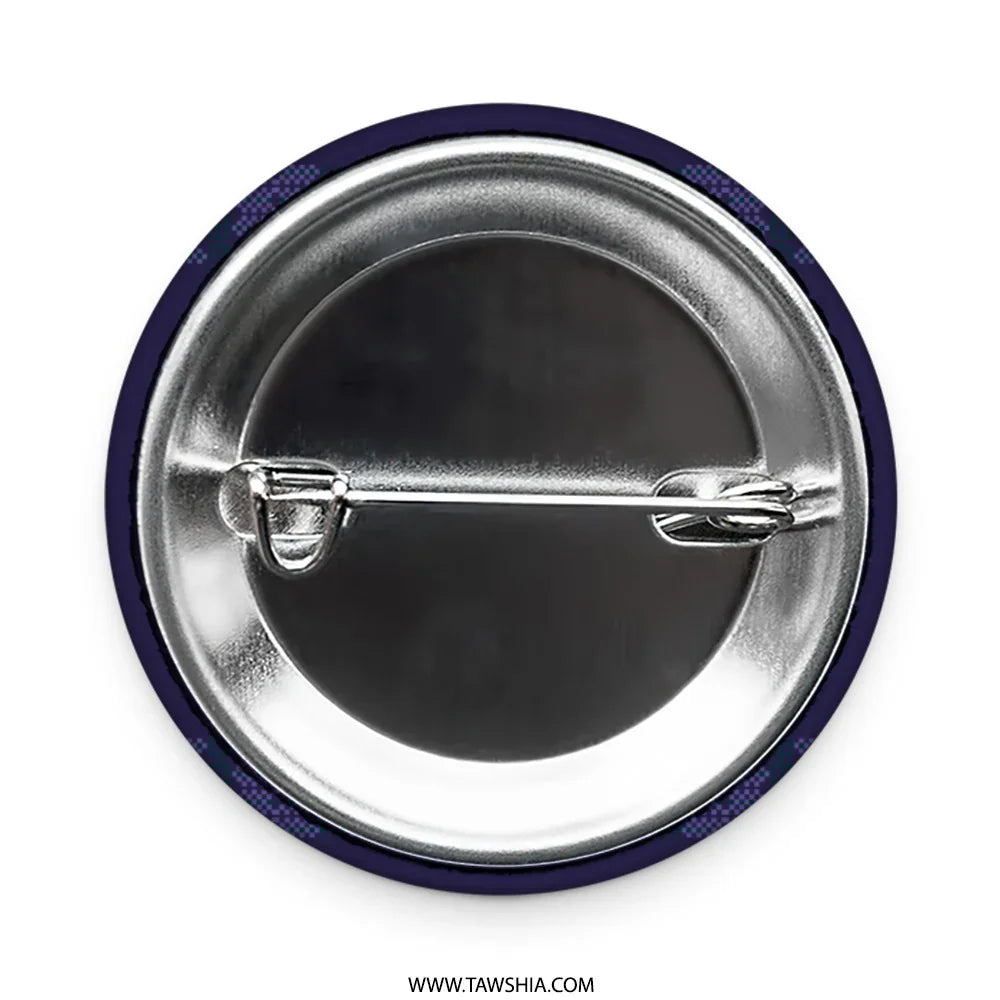 Classic Round Pin Button with Secure Clasp product