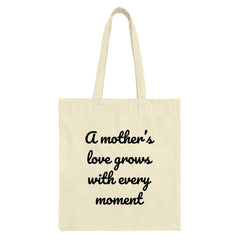 Mothers Love Tote Bag, Mom Gift Bag, Gift for Mom, Quote Tote Bag, Mothers Day Present, Mothers Day Gift, Everyday Tote Bag - Tawshia