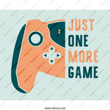 Just One More Game Mouse Pad, Gamer Gift, Video Game Lover, Gaming Mousepad, Cool Desk Accessories, Gaming Decor, Computer Accessories - Tawshia