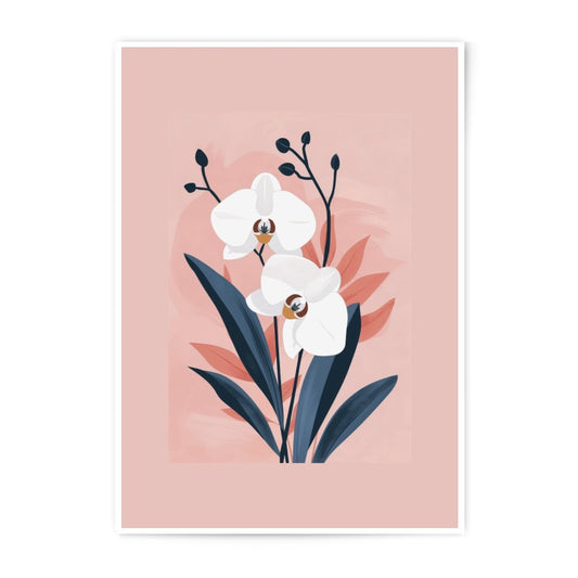 Orchid Photographic Print, Floral Wall Art, Botanical Print, Home Decor, Modern Art Print, Flower Photography, Nature Print, Art Gift - Tawshia