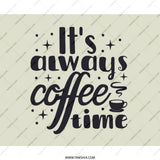 Coffee Time Mouse Pad, Office Decor, Coffee Lover Gift, Desk Accessories, Funny Mousepad, Home Office, Work From Home - Tawshia