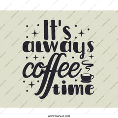 Coffee Time Mouse Pad, Office Decor, Coffee Lover Gift, Desk Accessories, Funny Mousepad, Home Office, Work From Home - Tawshia