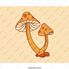 Mushroom Mouse Pad, Fungi Art, Retro Aesthetic Desk Decor, Unique Desk Accessory, Desk Mat, Cool Desk Gift, Gaming Mousepad, Office Gift - Tawshia