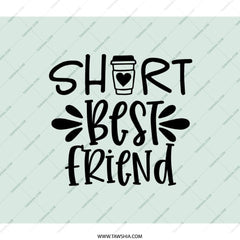 Short Best Friend Backpack, Coffee Lover Gift, Friendship Backpack, Best Friend Gift, Funny Backpack, Friendship Day Gift, Gift for Friends - Tawshia