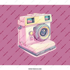 Retro Camera Backpack, Photography Lover Gift, Cute Backpack for School, Stylish Travel Bag, Aesthetic Camera Design - Tawshia