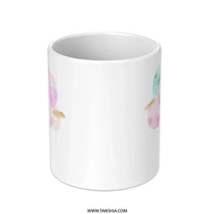 Balloon Mug, Watercolor Balloons, Pastel Colors Mug, Party Celebration Mug, Birthday Gift, Cute Coffee Mug - Tawshia