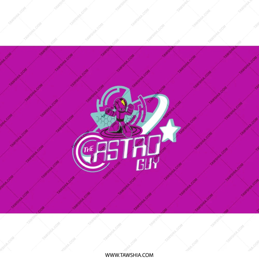 The Astro Guy Purple Themed Cool Graphic Product