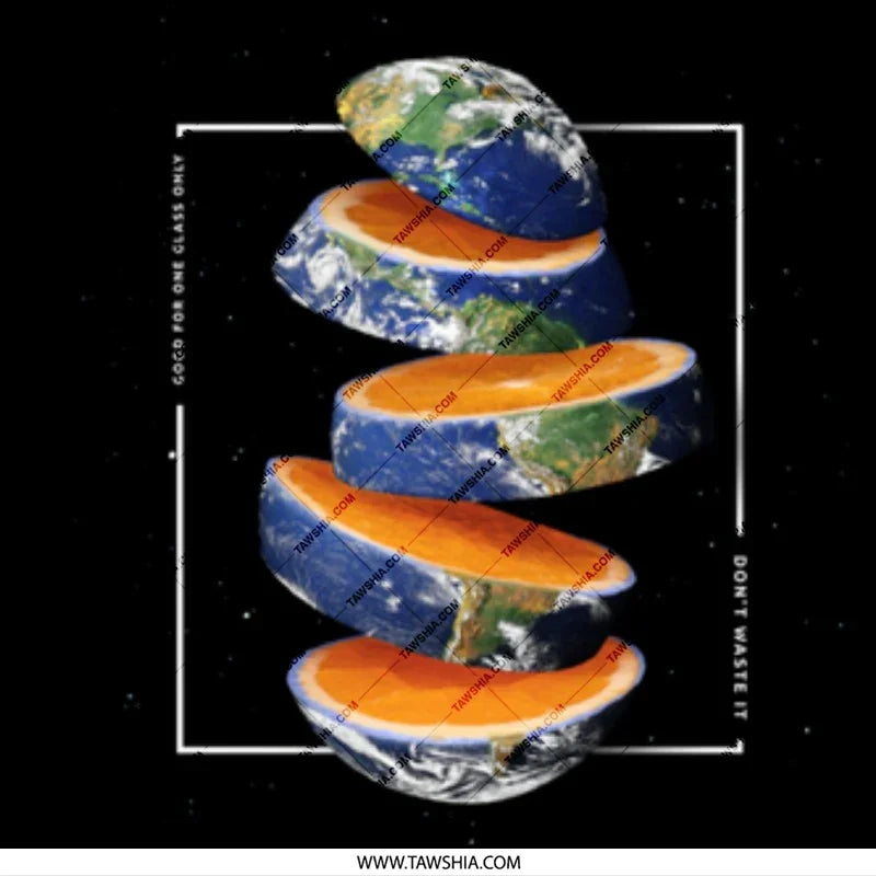 Earth Layers Illustration Design Art Poster product type